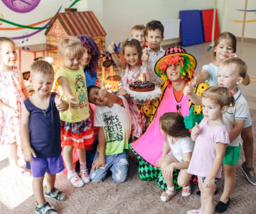 Клоуны в детском саду