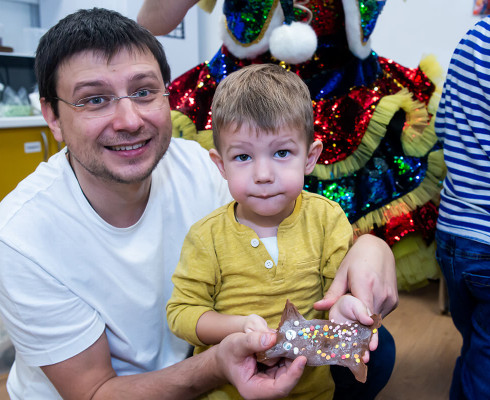 Новогодний утренник в компании "Тиньков"
