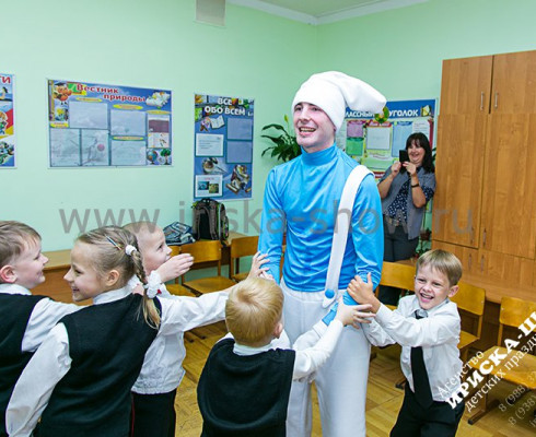 Смурфики в школе