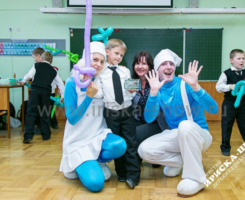 Смурфики в школе