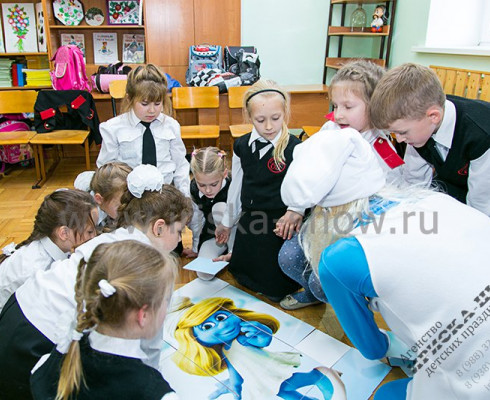Смурфики в школе